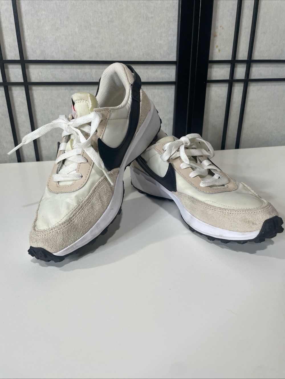 Nike Waffle Debut, Sanddrift-Black, Women’s Size 6.5 Style DH9523-102